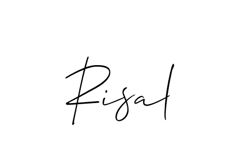 The best way (Allison_Script) to make a short signature is to pick only two or three words in your name. The name Risal include a total of six letters. For converting this name. Risal signature style 2 images and pictures png