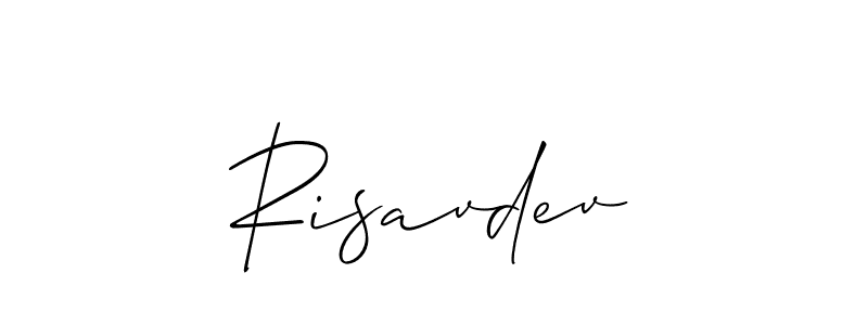 You should practise on your own different ways (Allison_Script) to write your name (Risavdev) in signature. don't let someone else do it for you. Risavdev signature style 2 images and pictures png