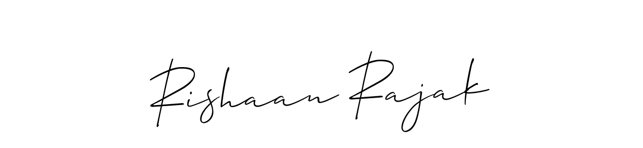 Check out images of Autograph of Rishaan Rajak name. Actor Rishaan Rajak Signature Style. Allison_Script is a professional sign style online. Rishaan Rajak signature style 2 images and pictures png