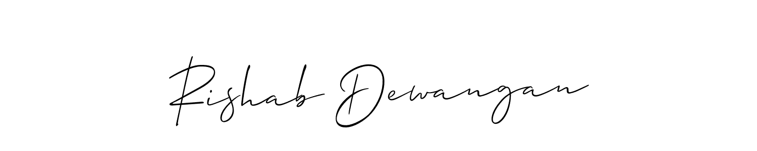 Make a beautiful signature design for name Rishab Dewangan. Use this online signature maker to create a handwritten signature for free. Rishab Dewangan signature style 2 images and pictures png