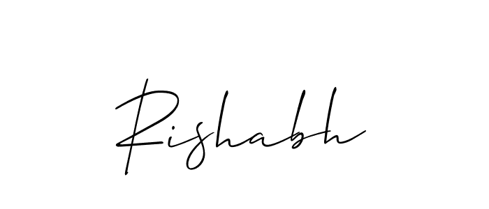 It looks lik you need a new signature style for name Rishabh. Design unique handwritten (Allison_Script) signature with our free signature maker in just a few clicks. Rishabh signature style 2 images and pictures png