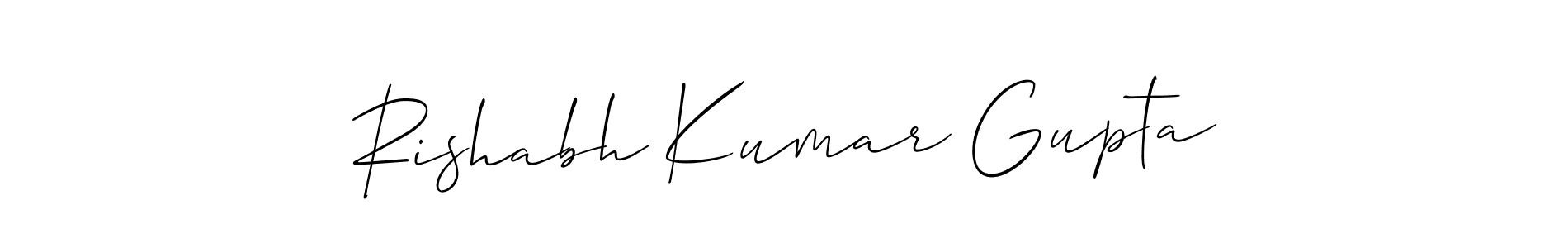 How to Draw Rishabh Kumar Gupta signature style? Allison_Script is a latest design signature styles for name Rishabh Kumar Gupta. Rishabh Kumar Gupta signature style 2 images and pictures png