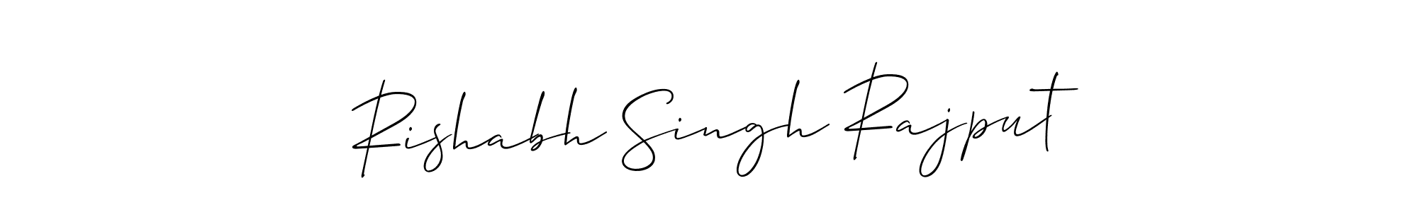Design your own signature with our free online signature maker. With this signature software, you can create a handwritten (Allison_Script) signature for name Rishabh Singh Rajput. Rishabh Singh Rajput signature style 2 images and pictures png