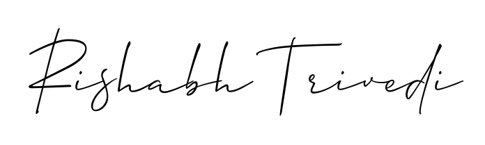 Rishabh Trivedi stylish signature style. Best Handwritten Sign (Allison_Script) for my name. Handwritten Signature Collection Ideas for my name Rishabh Trivedi. Rishabh Trivedi signature style 2 images and pictures png