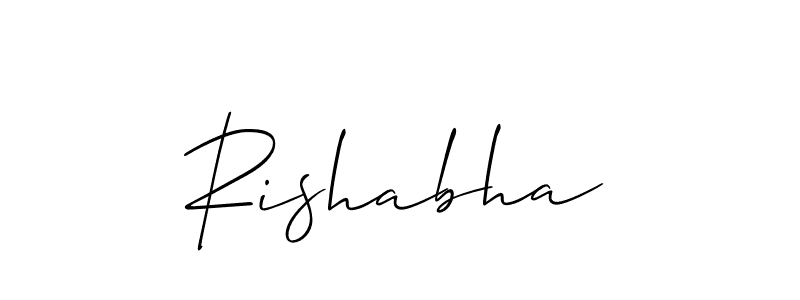 You can use this online signature creator to create a handwritten signature for the name Rishabha. This is the best online autograph maker. Rishabha signature style 2 images and pictures png