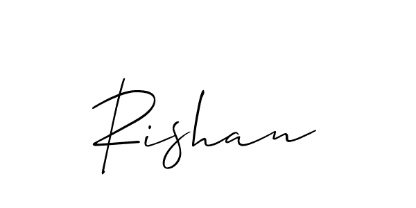 Make a short Rishan signature style. Manage your documents anywhere anytime using Allison_Script. Create and add eSignatures, submit forms, share and send files easily. Rishan signature style 2 images and pictures png