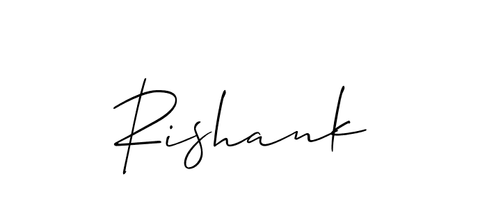 Make a beautiful signature design for name Rishank. Use this online signature maker to create a handwritten signature for free. Rishank signature style 2 images and pictures png