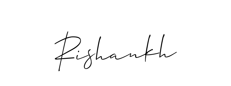 Best and Professional Signature Style for Rishankh. Allison_Script Best Signature Style Collection. Rishankh signature style 2 images and pictures png