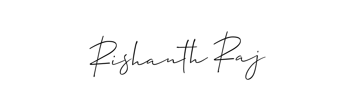 You can use this online signature creator to create a handwritten signature for the name Rishanth Raj. This is the best online autograph maker. Rishanth Raj signature style 2 images and pictures png