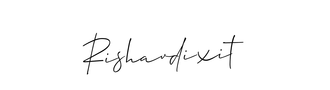 It looks lik you need a new signature style for name Rishavdixit. Design unique handwritten (Allison_Script) signature with our free signature maker in just a few clicks. Rishavdixit signature style 2 images and pictures png