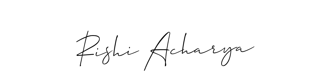 Similarly Allison_Script is the best handwritten signature design. Signature creator online .You can use it as an online autograph creator for name Rishi Acharya. Rishi Acharya signature style 2 images and pictures png