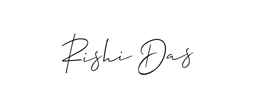 Design your own signature with our free online signature maker. With this signature software, you can create a handwritten (Allison_Script) signature for name Rishi Das. Rishi Das signature style 2 images and pictures png