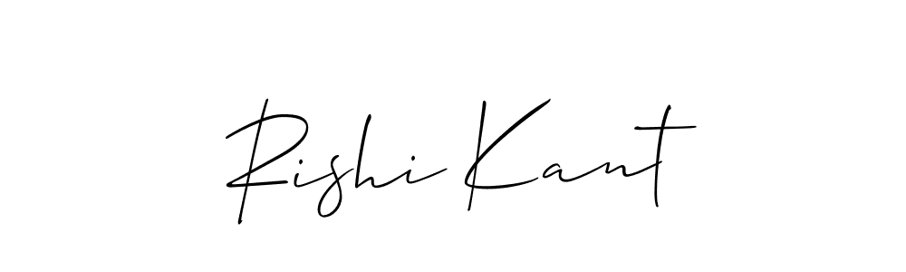 Design your own signature with our free online signature maker. With this signature software, you can create a handwritten (Allison_Script) signature for name Rishi Kant. Rishi Kant signature style 2 images and pictures png