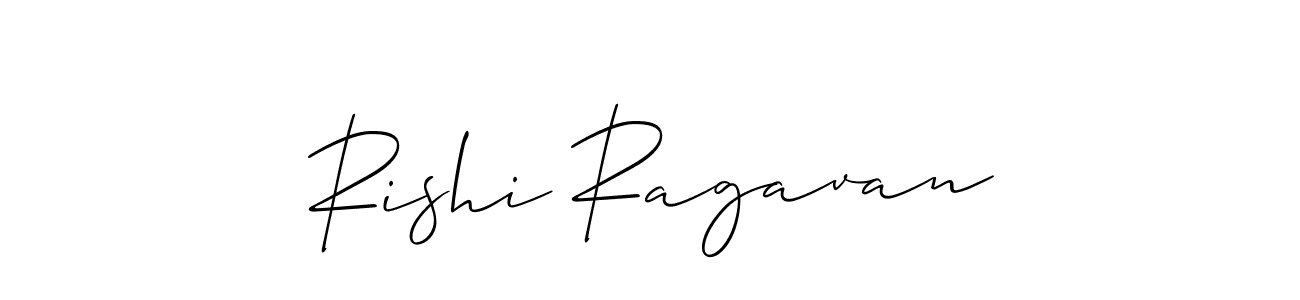 Similarly Allison_Script is the best handwritten signature design. Signature creator online .You can use it as an online autograph creator for name Rishi Ragavan. Rishi Ragavan signature style 2 images and pictures png