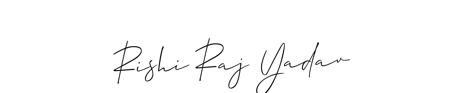 Rishi Raj Yadav stylish signature style. Best Handwritten Sign (Allison_Script) for my name. Handwritten Signature Collection Ideas for my name Rishi Raj Yadav. Rishi Raj Yadav signature style 2 images and pictures png