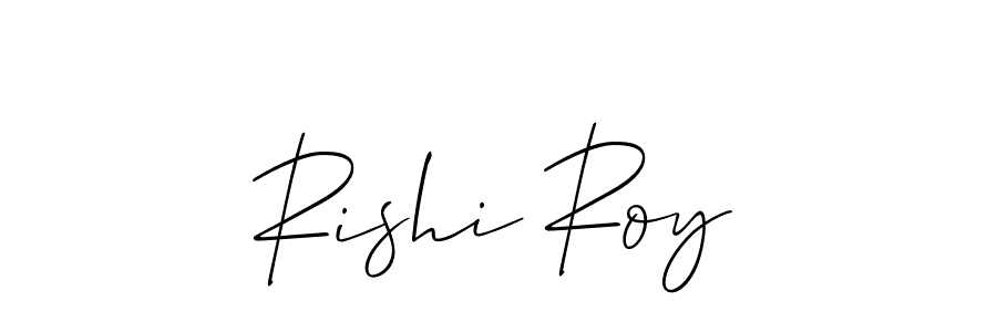 Design your own signature with our free online signature maker. With this signature software, you can create a handwritten (Allison_Script) signature for name Rishi Roy. Rishi Roy signature style 2 images and pictures png