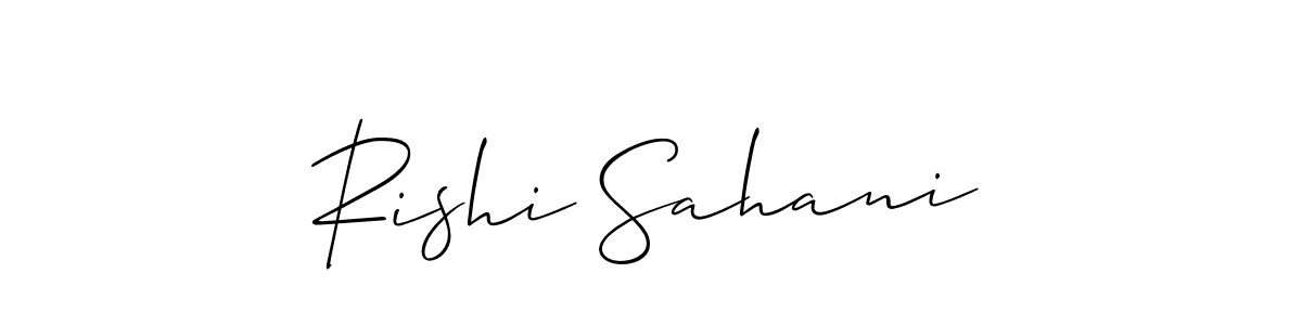 Check out images of Autograph of Rishi Sahani name. Actor Rishi Sahani Signature Style. Allison_Script is a professional sign style online. Rishi Sahani signature style 2 images and pictures png