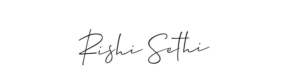 How to Draw Rishi Sethi signature style? Allison_Script is a latest design signature styles for name Rishi Sethi. Rishi Sethi signature style 2 images and pictures png