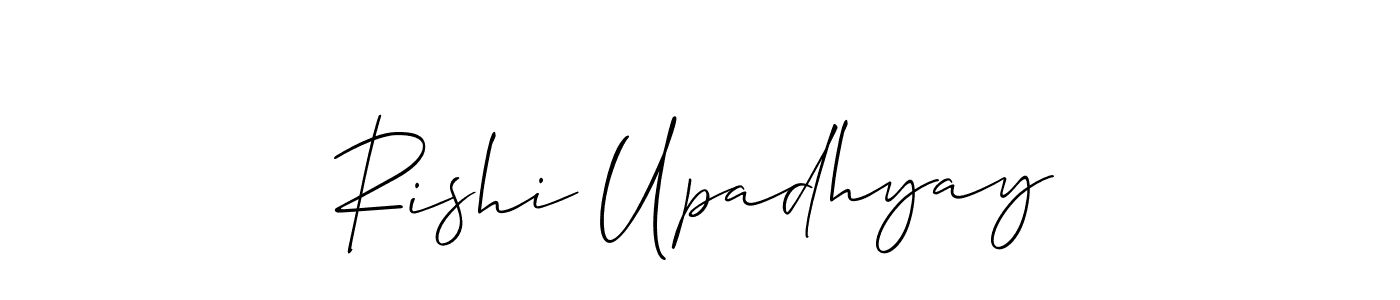 Use a signature maker to create a handwritten signature online. With this signature software, you can design (Allison_Script) your own signature for name Rishi Upadhyay. Rishi Upadhyay signature style 2 images and pictures png