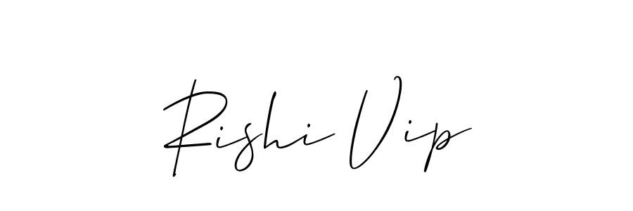 It looks lik you need a new signature style for name Rishi Vip. Design unique handwritten (Allison_Script) signature with our free signature maker in just a few clicks. Rishi Vip signature style 2 images and pictures png