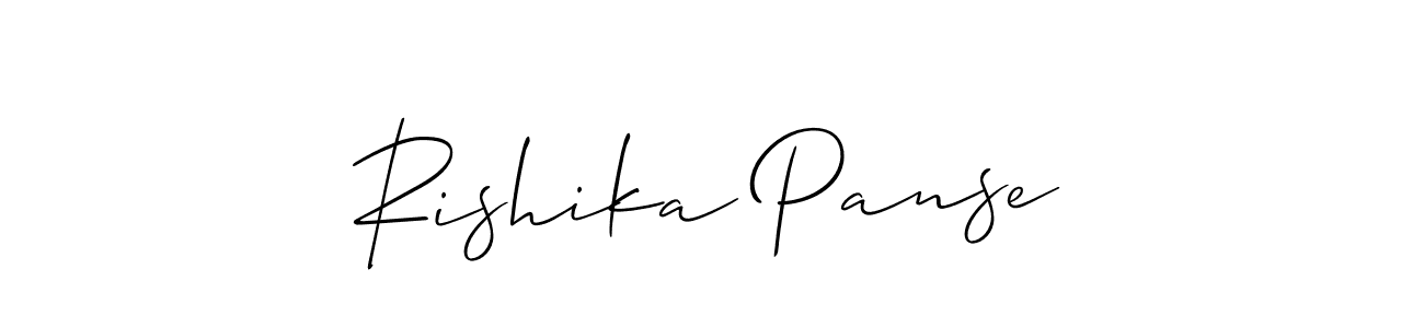 Check out images of Autograph of Rishika Panse name. Actor Rishika Panse Signature Style. Allison_Script is a professional sign style online. Rishika Panse signature style 2 images and pictures png