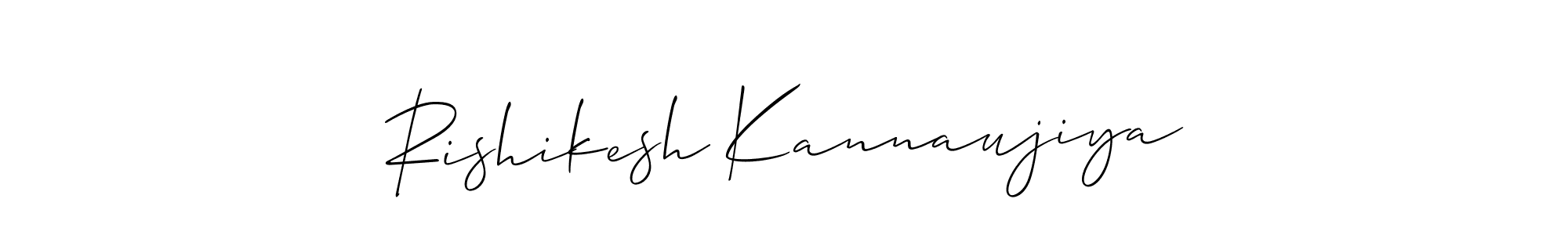 Best and Professional Signature Style for Rishikesh Kannaujiya. Allison_Script Best Signature Style Collection. Rishikesh Kannaujiya signature style 2 images and pictures png