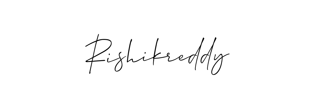 Make a beautiful signature design for name Rishikreddy. Use this online signature maker to create a handwritten signature for free. Rishikreddy signature style 2 images and pictures png