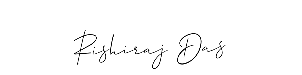 Create a beautiful signature design for name Rishiraj Das. With this signature (Allison_Script) fonts, you can make a handwritten signature for free. Rishiraj Das signature style 2 images and pictures png