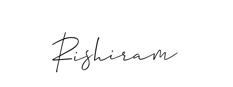 Once you've used our free online signature maker to create your best signature Allison_Script style, it's time to enjoy all of the benefits that Rishiram name signing documents. Rishiram signature style 2 images and pictures png