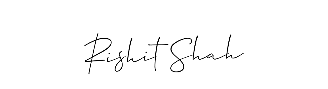 Similarly Allison_Script is the best handwritten signature design. Signature creator online .You can use it as an online autograph creator for name Rishit Shah. Rishit Shah signature style 2 images and pictures png