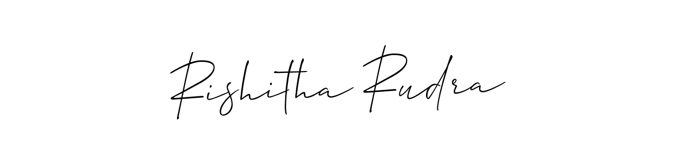 Make a beautiful signature design for name Rishitha Rudra. Use this online signature maker to create a handwritten signature for free. Rishitha Rudra signature style 2 images and pictures png