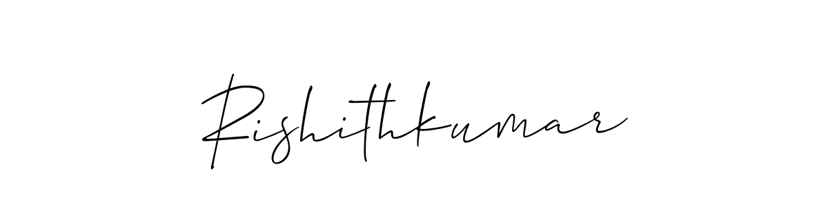 Once you've used our free online signature maker to create your best signature Allison_Script style, it's time to enjoy all of the benefits that Rishithkumar name signing documents. Rishithkumar signature style 2 images and pictures png