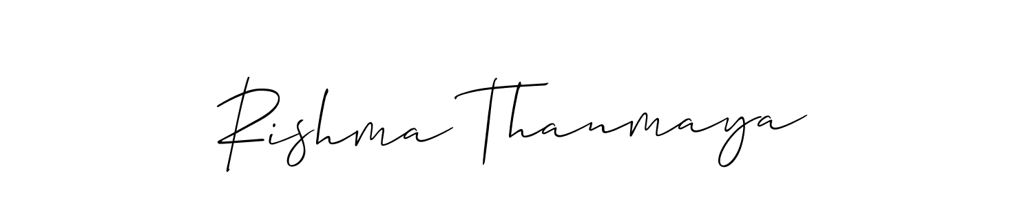 See photos of Rishma Thanmaya official signature by Spectra . Check more albums & portfolios. Read reviews & check more about Allison_Script font. Rishma Thanmaya signature style 2 images and pictures png