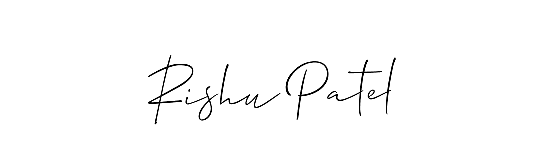 Once you've used our free online signature maker to create your best signature Allison_Script style, it's time to enjoy all of the benefits that Rishu Patel name signing documents. Rishu Patel signature style 2 images and pictures png