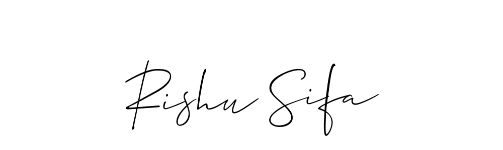 You can use this online signature creator to create a handwritten signature for the name Rishu Sifa. This is the best online autograph maker. Rishu Sifa signature style 2 images and pictures png