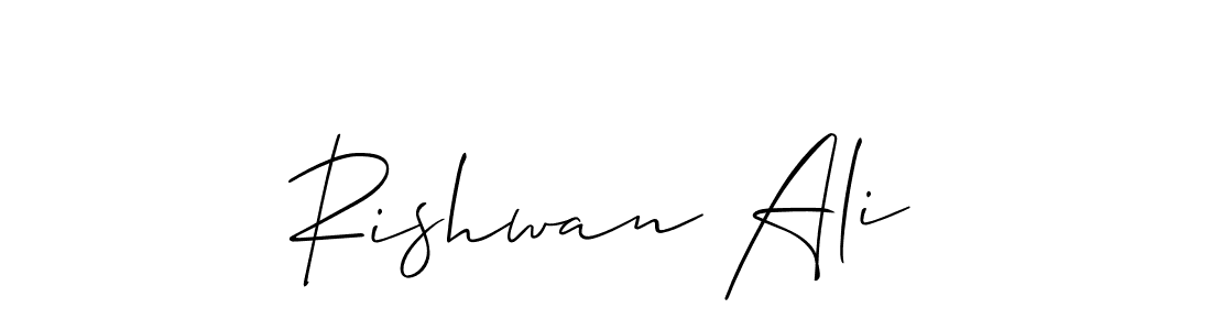 if you are searching for the best signature style for your name Rishwan Ali. so please give up your signature search. here we have designed multiple signature styles  using Allison_Script. Rishwan Ali signature style 2 images and pictures png