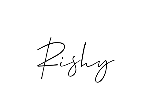 You can use this online signature creator to create a handwritten signature for the name Rishy. This is the best online autograph maker. Rishy signature style 2 images and pictures png