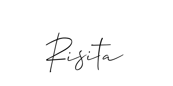 Once you've used our free online signature maker to create your best signature Allison_Script style, it's time to enjoy all of the benefits that Risita name signing documents. Risita signature style 2 images and pictures png