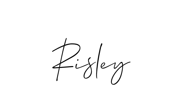 Risley stylish signature style. Best Handwritten Sign (Allison_Script) for my name. Handwritten Signature Collection Ideas for my name Risley. Risley signature style 2 images and pictures png