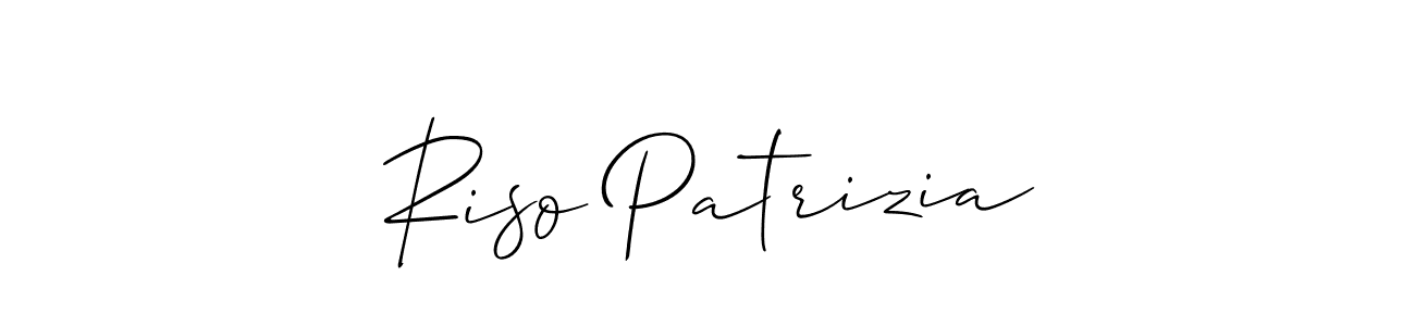 Riso Patrizia stylish signature style. Best Handwritten Sign (Allison_Script) for my name. Handwritten Signature Collection Ideas for my name Riso Patrizia. Riso Patrizia signature style 2 images and pictures png
