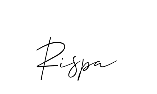 Similarly Allison_Script is the best handwritten signature design. Signature creator online .You can use it as an online autograph creator for name Rispa. Rispa signature style 2 images and pictures png
