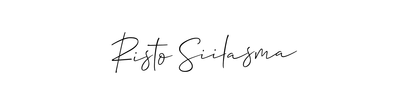 Make a beautiful signature design for name Risto Siilasma. Use this online signature maker to create a handwritten signature for free. Risto Siilasma signature style 2 images and pictures png