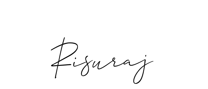 Also You can easily find your signature by using the search form. We will create Risuraj name handwritten signature images for you free of cost using Allison_Script sign style. Risuraj signature style 2 images and pictures png