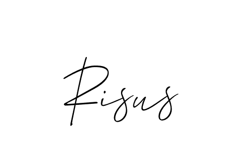 Similarly Allison_Script is the best handwritten signature design. Signature creator online .You can use it as an online autograph creator for name Risus. Risus signature style 2 images and pictures png