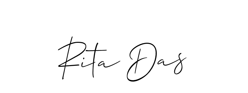 Make a short Rita Das signature style. Manage your documents anywhere anytime using Allison_Script. Create and add eSignatures, submit forms, share and send files easily. Rita Das signature style 2 images and pictures png