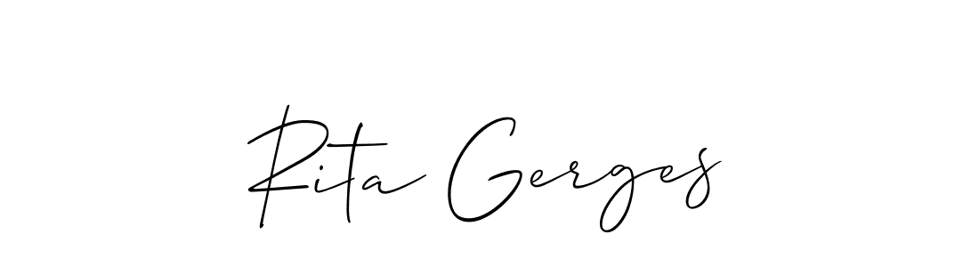 Here are the top 10 professional signature styles for the name Rita Gerges. These are the best autograph styles you can use for your name. Rita Gerges signature style 2 images and pictures png