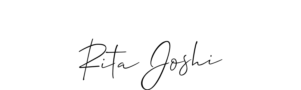 See photos of Rita Joshi official signature by Spectra . Check more albums & portfolios. Read reviews & check more about Allison_Script font. Rita Joshi signature style 2 images and pictures png