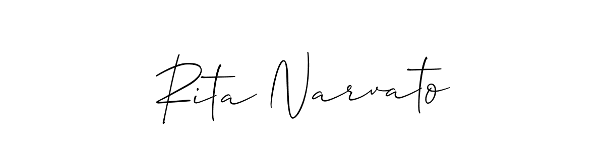 Once you've used our free online signature maker to create your best signature Allison_Script style, it's time to enjoy all of the benefits that Rita Narvato name signing documents. Rita Narvato signature style 2 images and pictures png