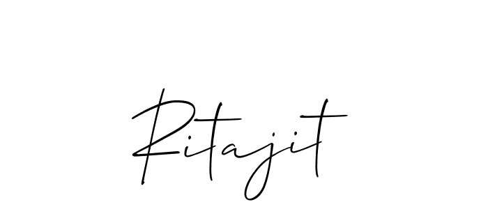 You can use this online signature creator to create a handwritten signature for the name Ritajit. This is the best online autograph maker. Ritajit signature style 2 images and pictures png