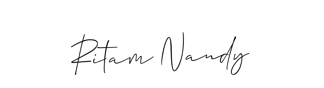 Make a beautiful signature design for name Ritam Nandy. Use this online signature maker to create a handwritten signature for free. Ritam Nandy signature style 2 images and pictures png